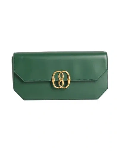 Bally Woman Handbag Dark Green Size - Leather
