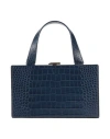 Bally Woman Handbag Navy Size - Leather In Navy