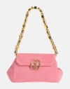 Bally Woman Handbag Pink Size - Leather