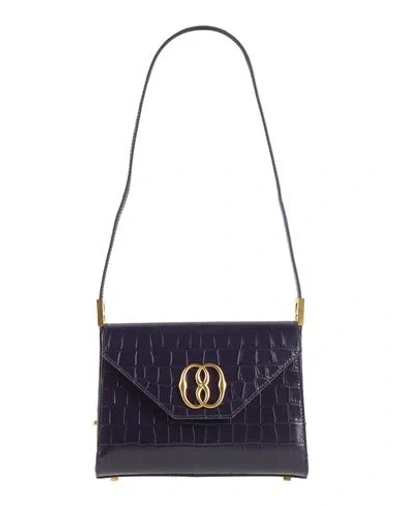 Bally Woman Handbag Purple Size - Leather