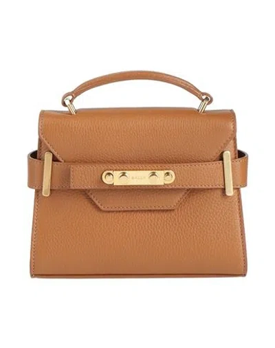 Bally Woman Handbag Tan Size - Leather In Brown