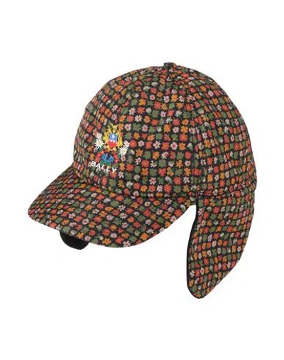 Bally Woman Hat Black Size Onesize Polyamide In Multi
