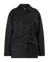 Bally Woman Jacket Black Size 8 Nylon In Black