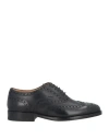 Bally Perforated Lace-up Shoes In Black