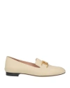 Shop Bally Woman Loafers Beige Size 8.5 Calfskin