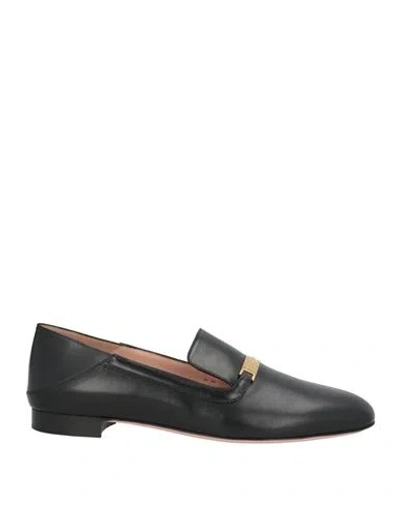 Bally Woman Loafers Black Size 4.5 Calfskin