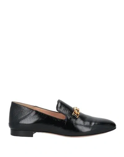 Bally Woman Loafers Black Size 5.5 Cow Leather