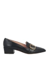Bally Woman Loafers Black Size 7.5 Calfskin