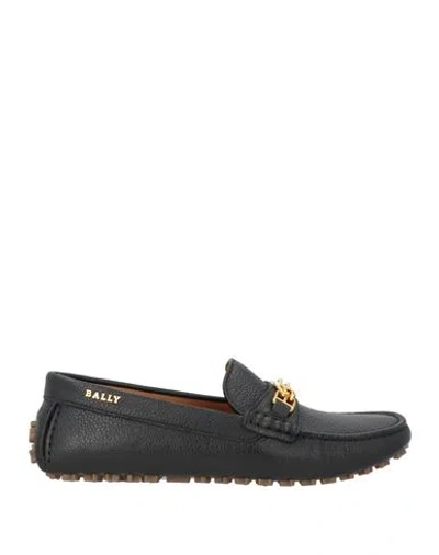 Bally Woman Loafers Black Size 7.5 Calfskin
