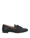 Bally Collapsable-back Leather Loafers In Black