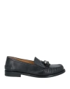 BALLY BALLY WOMAN LOAFERS BLACK SIZE 7.5 LEATHER