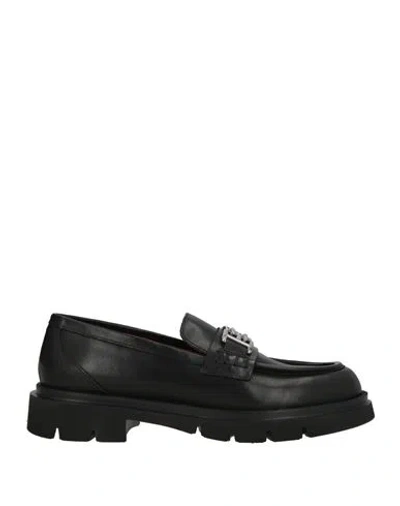 Bally Woman Loafers Black Size 8.5 Leather