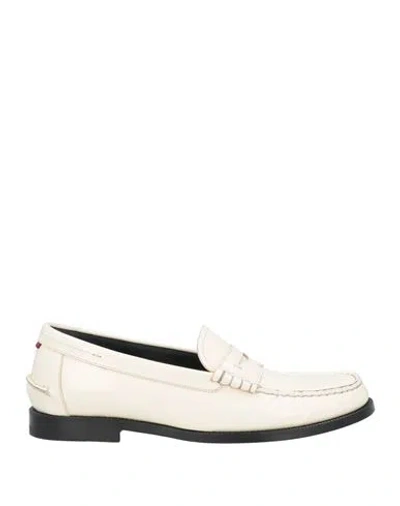 Bally Woman Loafers Cream Size 6.5 Leather In White