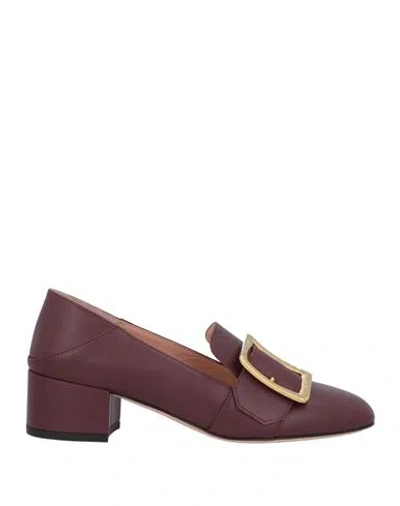 Bally Woman Loafers Dark Brown Size 6 Calfskin