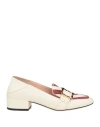 Bally Woman Loafers Ivory Size 7 Calfskin In White