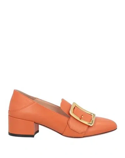 Bally Woman Loafers Tan Size 3.5 Calfskin In Brown