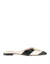 Bally Woman Mules & Clogs Cream Size 5.5 Lambskin In White