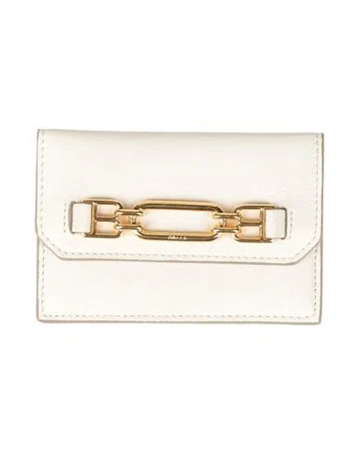 Bally Woman Pouch Ivory Size - Leather In White