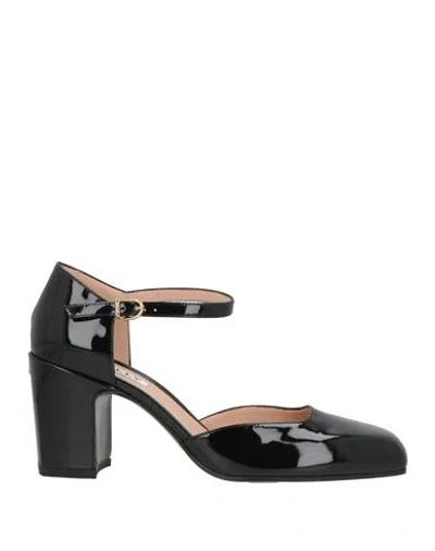 Bally Woman Pumps Black Size 10.5 Calfskin