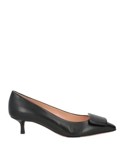 Bally Woman Pumps Black Size 5.5 Lambskin