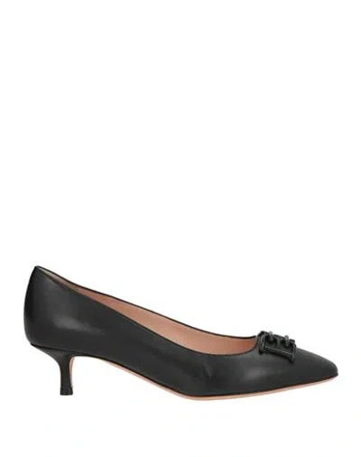 Bally Woman Pumps Black Size 6.5 Lambskin