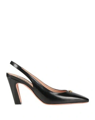 Bally Woman Pumps Black Size 6.5 Leather