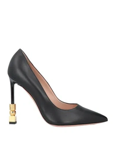 BALLY BALLY WOMAN PUMPS BLACK SIZE 6.5 LEATHER