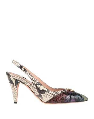 Bally Snakeskin-effect Leather Pumps In Sage Green