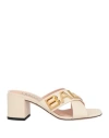 Bally Larise 55mm Leather Mules In White