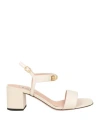 Bally Logo-lettering Leather Sandals In White