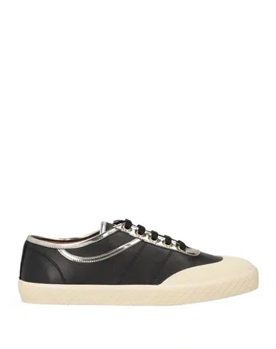 Bally Woman Sneakers Black Size 5 Soft Leather