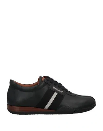 Bally Woman Sneakers Black Size 10 Calfskin