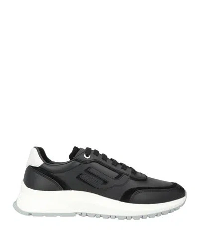 Bally Woman Sneakers Black Size 7.5 Calfskin