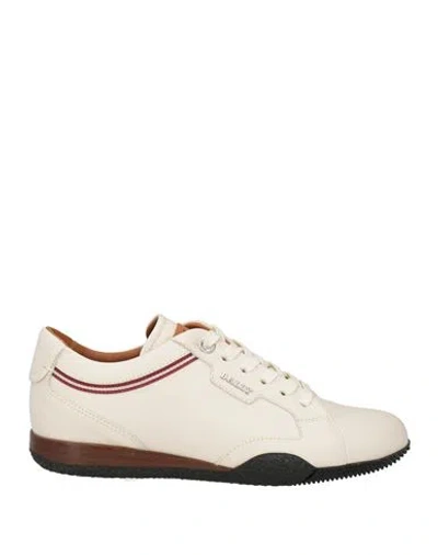 Bally Woman Sneakers Ivory Size 6 Calfskin In Neutral