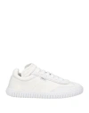Bally White Parrel Leather Sneakers In Off White