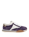 Bally Woman Sneakers Purple Size 7 Leather