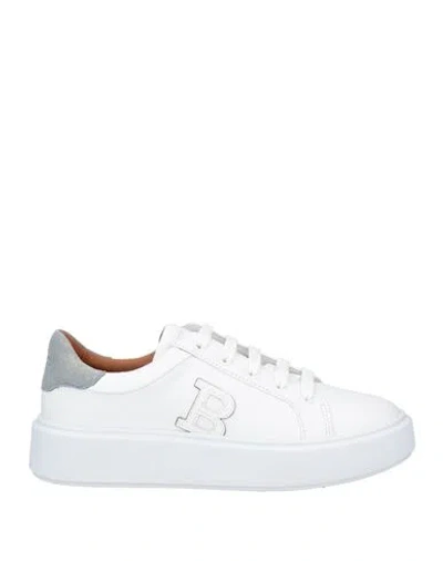 Bally Woman Sneakers White Size 6 Lambskin