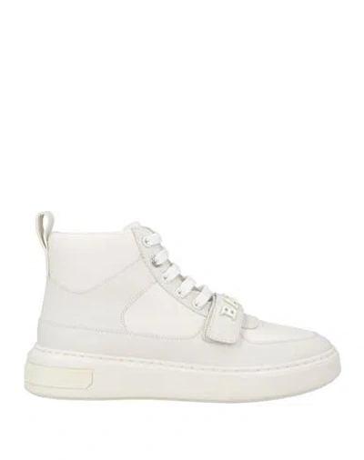 Bally Woman Sneakers White Size 7.5 Calfskin