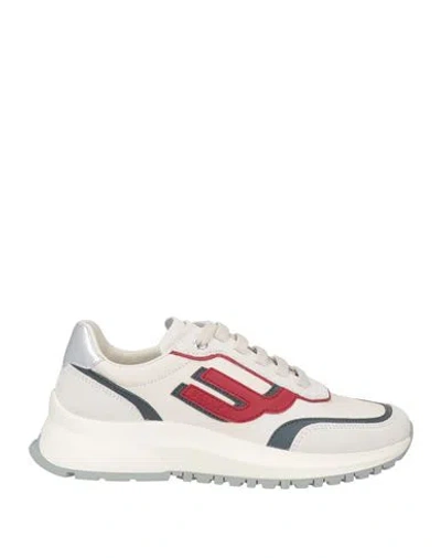 Bally Woman Sneakers White Size 7.5 Calfskin