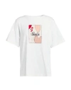 Bally Woman T-shirt Ivory Size 10 Cotton