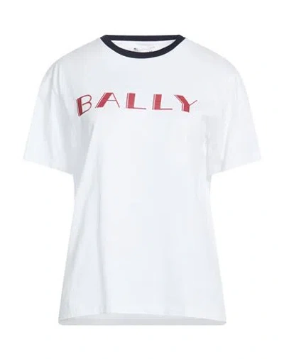 Bally Woman T-shirt White Size 10 Organic Cotton