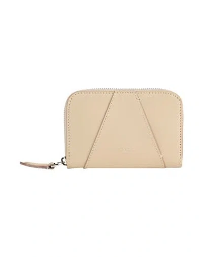 Bally Woman Wallet Beige Size - Leather In Sand