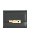 Bally Woman Wallet Black Size - Calfskin In Black