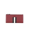 Bally Woman Wallet Brick Red Size - Soft Leather In Red