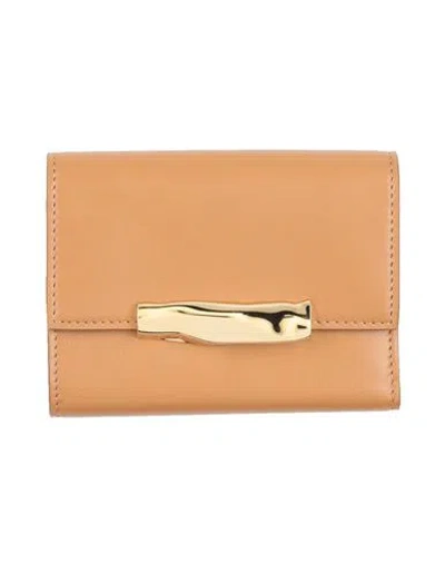 Bally Woman Wallet Camel Size - Calfskin In Brown