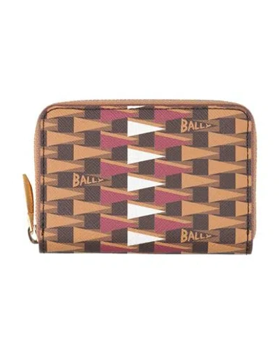 Bally Woman Wallet Camel Size - Leather In Beige