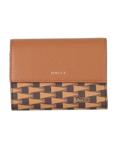 Bally Woman Wallet Camel Size - Leather In Beige