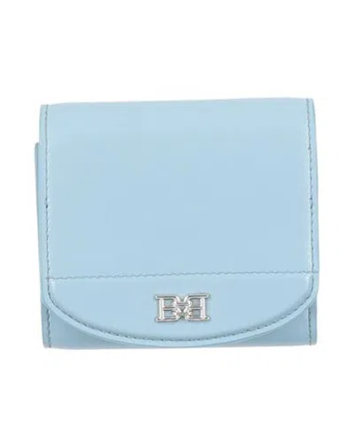 Bally Woman Wallet Sky Blue Size - Leather