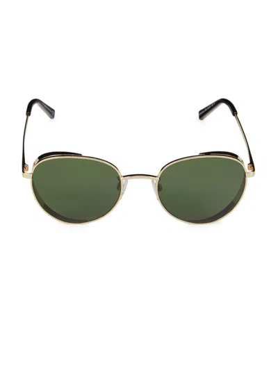 Bally Women's 52mm Oval Sunglasses In Gold Green