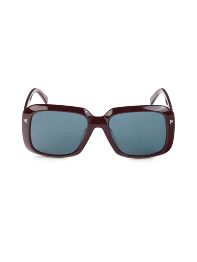 Bally Women's 57mm Square Sunglasses In Red Blue